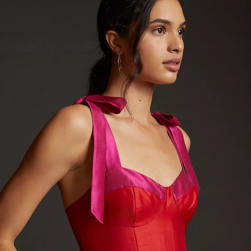 NWT - Anthropology Seamed Wide-Leg Jumpsuit